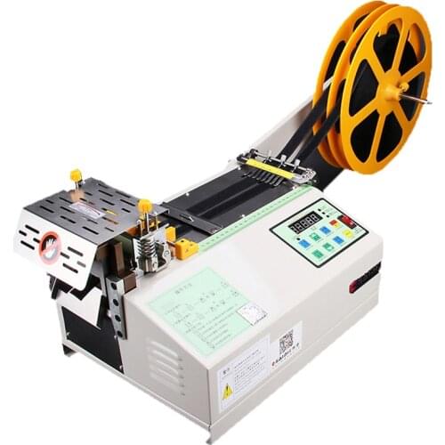 Fully Automatic Computer Tape Cutting Machine Cold Cutting Machine Velcro Ribbon Cutting Machine Rope Cutting Machine Cut Round