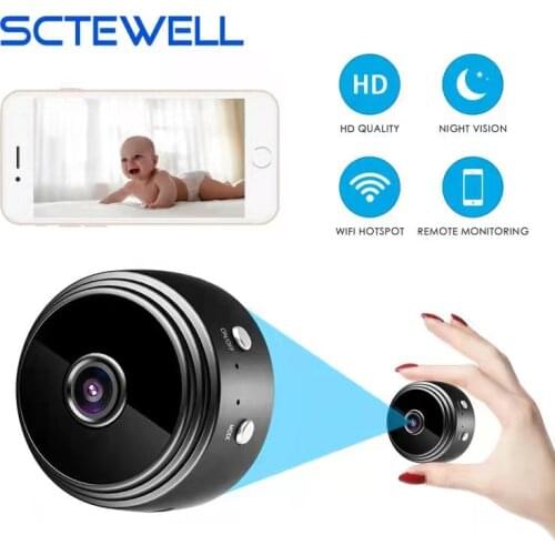 Mini camera WiFi camera with night vision function Home security protection camera