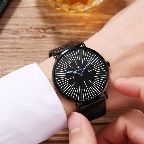 Mens Watches Top Brand Luxury Ultra Thin Mens Watch Fashion Creative Watch Men Watch Clock relogio masculino erkek kol saati