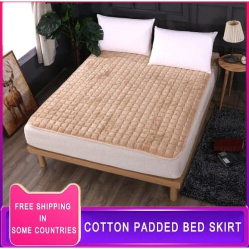 Non-slip to keep warm Flannel Mattress Warm King&Queen Size Mattress Single And Double Soft Cushions Pad For Student Dormitory