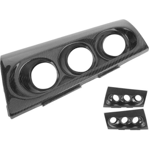 Carbon Fiber Dashboard Gauge Cover Panel Trim Decor Fit for Mitsubishi Lancer Evolution X 2008-2012 car accessories