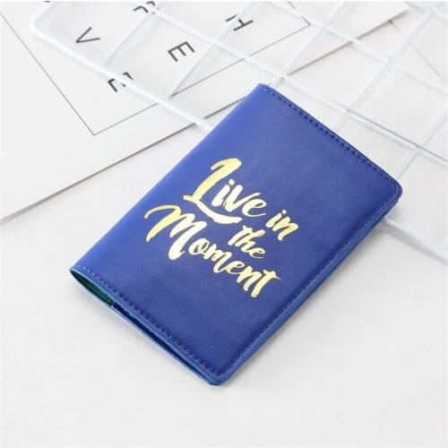 Personalized Credit Card Holder Men Women New Travel Leather Passport Holder Card Case Protector Cover Wallet Bag CH01A