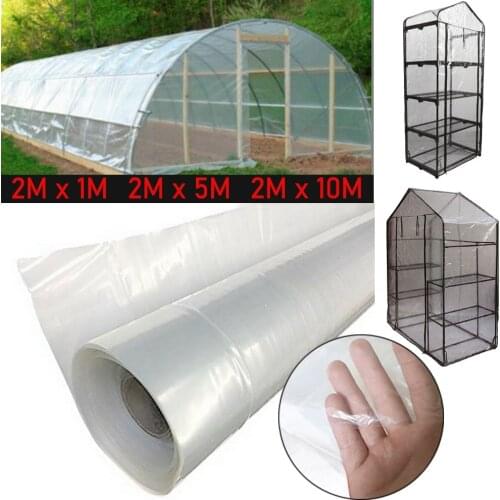 4 Sizes Clear PE Greenhouse Film Plant Grow Keep Warm Poly Foil Cover Garden Supplies Various Length For Choose