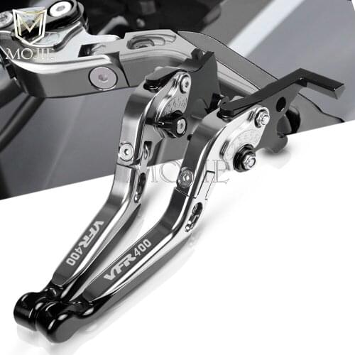 Motorcycle VFR400 Brake Clutch Levers For Honda VFR 400 1989-1992 1990 1991 Adjustable Folding Extendable Brake Clutch Levers