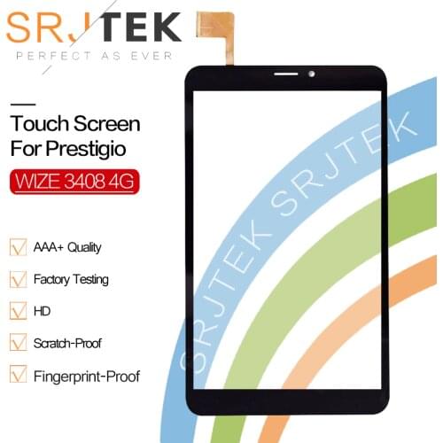 SRJTEK 8"Touch Screen For Prestigio MultiPad wize 3408 4G PMT3408 Tablet PC Touch Panel Digitizer Sensor Replacement Parts
