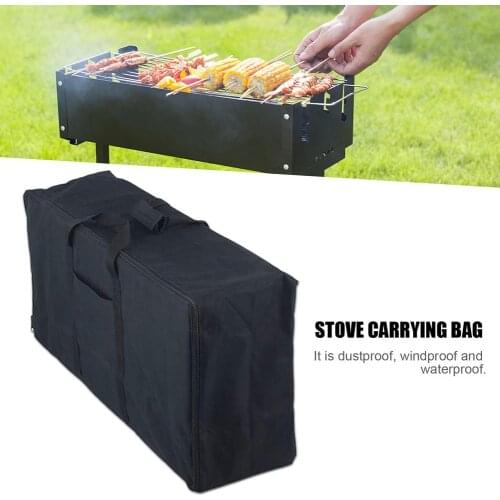 Fire Stove Storage Bag Picnic Basket Camping Stove Carry Bag Heavy Duty Stove Tote Bag Grill Accessory Storage