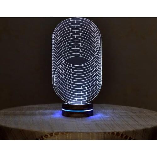 LED Night Lamp 3D Illusion Table Lamp For Home Decorative Light Wall Illusion Design