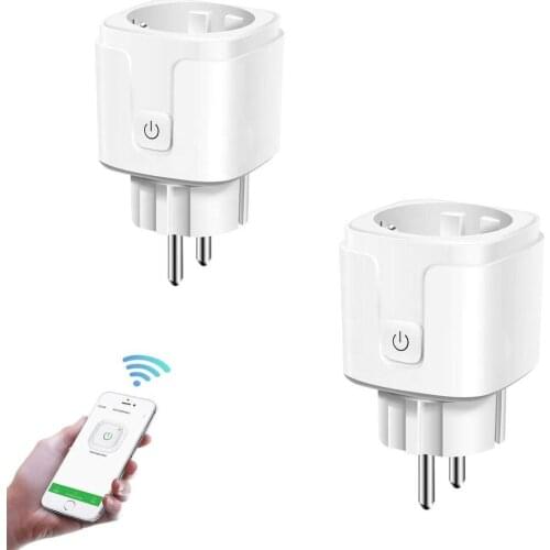 Tuya App EU Intelligent Smart WiFi Plug 16A With Power Consumption