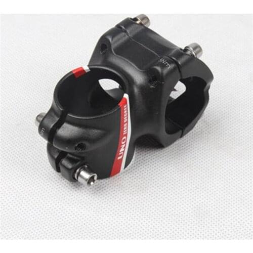 UNO MTB Bike Black Short Stem 0 Degree 35/45mm Ultralight For Bicycle 31.8mm Handlebar Red/Gary Logo