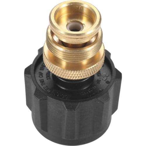 1pc Propane Cylinder Adaptor QCC Type1 Regulator Valve Refill Connector Convert 1"-20UNEF Hose 5~40Lbs Tank BBQ Grill Heater CGA