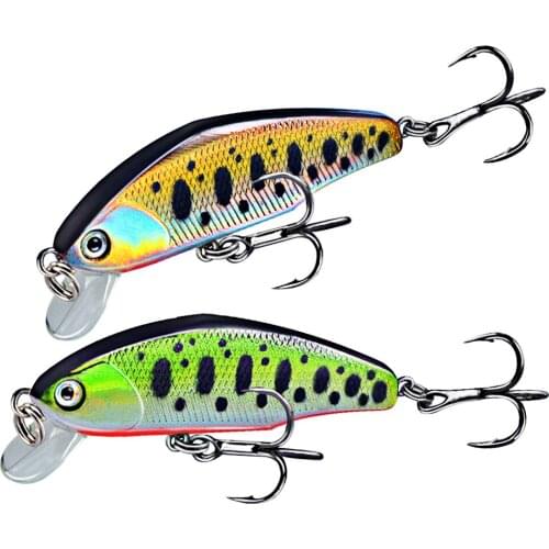 1Pcs Minnow Fishing Lures Hard Bait 6cm 5g Jig Wobbler Bass Pike Lure Plastic Artificial Baits for Fishing Tackle Crankbait