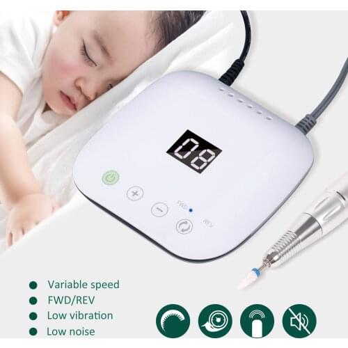 35000 RPM 35W New Design Nail Drill Electric Nail File HD Display Manicre Machine Nail Art Equipment Nail Sander Easy Touch