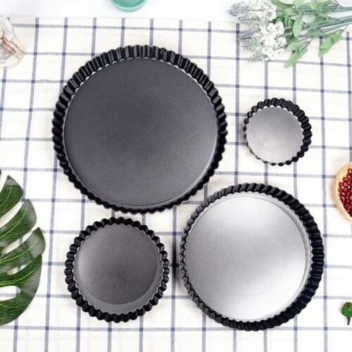 4/6/8 Inch Non Stick Pie Pizza Cake Pan Tart Mold Removable Bottom Baking Pastry H58C
