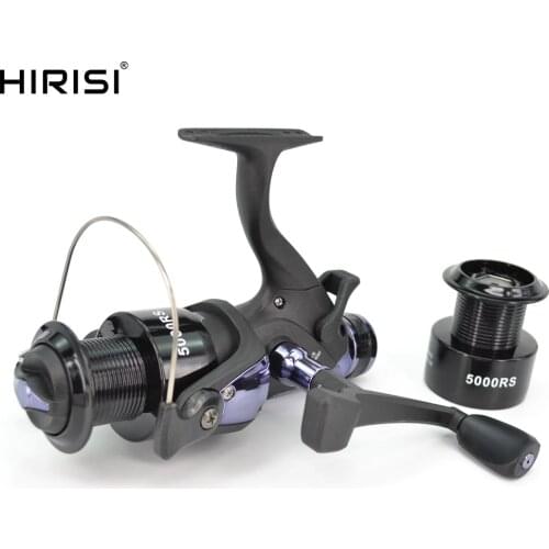 5000RS Carp Fishing Reel Free Runner with Extra Free Spool Bait Runner Spinning Reel for Drop Fishing Coarse Fishing