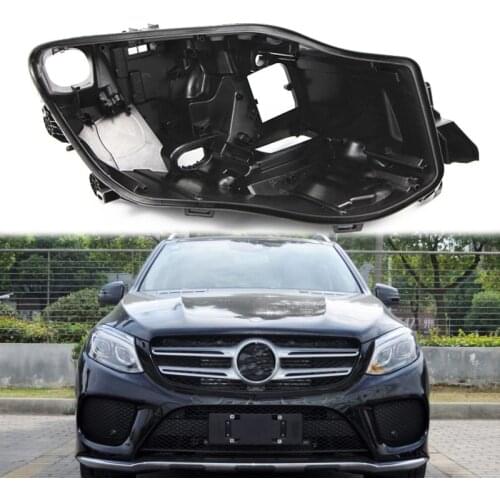 GLE W292 shell Headlight black plastic Lens light base Car headlights behind the house FOR Mercedes-Benz GLE GLE300 400 450 W292