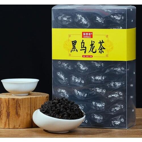 Black oolong tea charcoal baked tea Tieguanyin tea oil cut black Oolong high concentration Luzhou flavor Tieguanyin