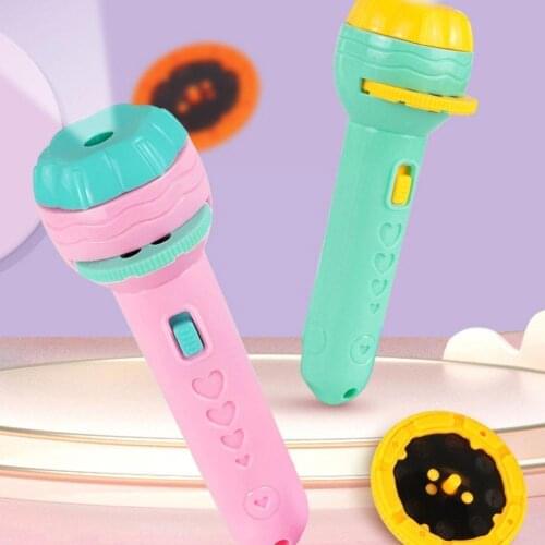 Baby Sleeping Story Book Flashlight Projector Torch For Kid Light Xmas Gift Up Holiday Toy Toy Toy Lamp Education Birthday I5M4