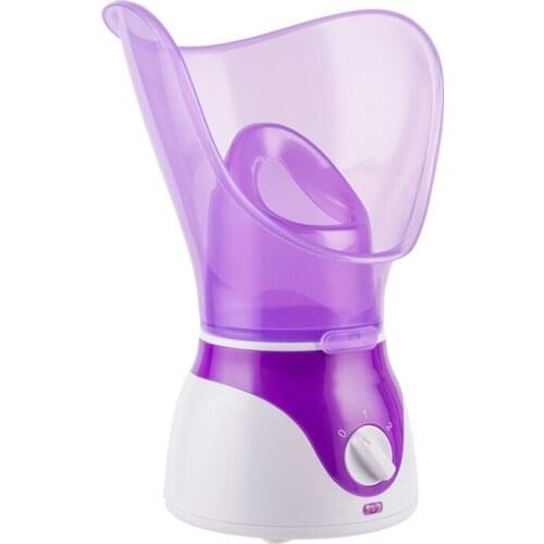 Electric Face Steamer with 55ml Water Tank White Thermal Spray Deep Cleanser Mist Steam Sprayer to Promote Blood Circulation