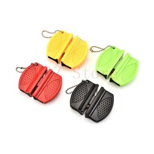 Mini Carbide Knife Sharpener Kitchen Blade Pocket Knives Sharpening Tool