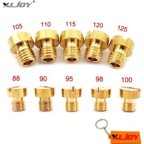 XLJOY 5mm Large Round Carb Carburetor Main Jets For Mikuni Carburetor VM22 VM24 VM26 125cc 150cc 200cc 250cc Dirt Pit Bike