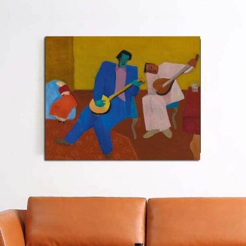 Canvas Pictures Milton Avery Home Decoration Music Paintings Nordic Poster Character Prints Wall Art Modular Living Room Framed