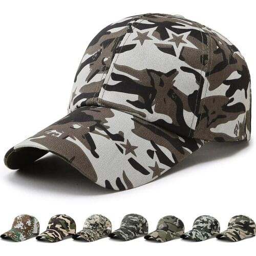 New Camo Baseball Cap Men and Women Tactical Cap Camouflage Snapback Hat For Men High Quality Bone Masculino Dad Hat Trucker cap