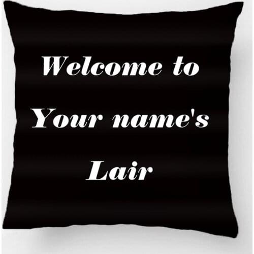 Man Cave, Lair Throw Pillow Case Decorative Cushion Cover Pillowcase Customize Gift High-Quility By Lvsure For Car Sofa Seat