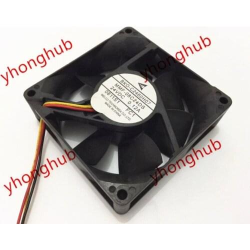 Melco MMF-08C24DS Server Cooling Fan 24VDC 0.12A 80x80x25mm 3-wire