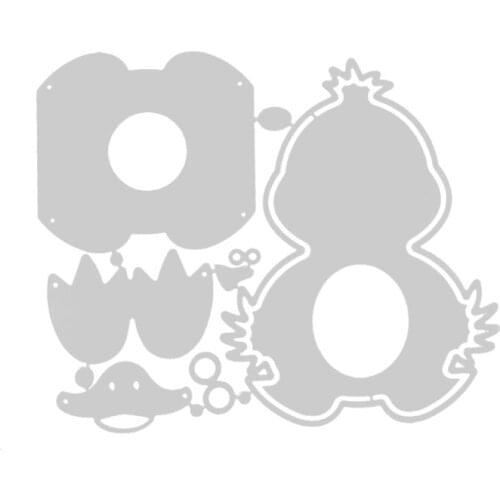 Easter Duck Metal Cutting Dies Stencil Scrapbooking DIY Album Stamp Paper Card