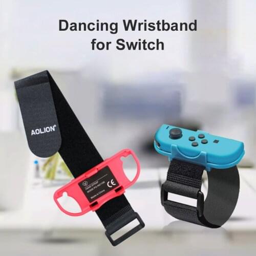 2pcs Hand Strap Adjustable Elastic Controller Handle Holder Bracket Belt Wristband Game Accessory For N-Switch Just Dance Game