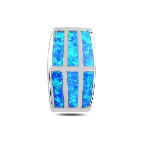 Silver 925 Sterling Opal Stone Pendant