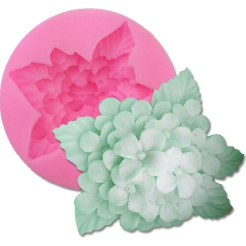3d Flower Silicone Soap Mold Form Fondant Decorating DIY Resin for Making Mould Sugarcraft Seifenform Handmade Craft Tool
