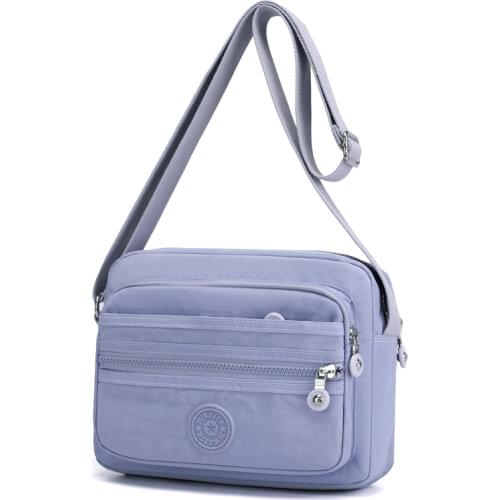 Super New Solid Woman Shoulder bag Multi Storey Nylon female bag Fashion crossbody bags for women Casual Womens small handbag