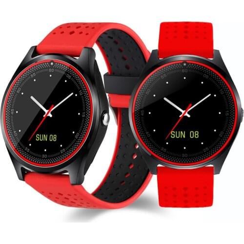 V9 Smart Wristband Watch SIM Card Bluetooth Dialing Calling Bracelet Running Chronograph SMS Reminder Sleep Monitor Alarm Clock