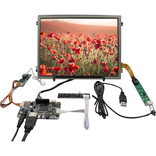 10.4inch 1024x768 IPS Brightness 500nits VS140T-003A LCD Screen Touch Panel with HD-MI Audio LCD Controller Board