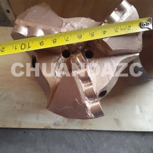 112mm PDC cutters 3 drag drill bit for mining and well drilling/pdc cutter coal mining step drag bit