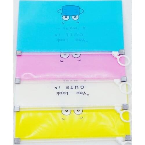 4pcs/1pc Fashion Mask Cover Bag Portable Facemask Holder Face Mask Storage Box Case Save Mask Seal Boxes Dustproof
