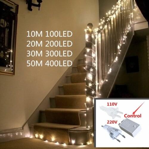 50M 30M 20M 10M Christmas Decorations for Home Lights Led String New Year Christmas Ornaments Christmas Decorations Navidad