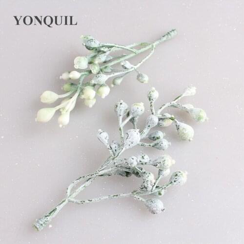 50PCS Core Stamen DIY Bonsai Decorative Accessories Flower Pot Filling Decoration Fake Plants DIY Wreath Fake Flowers