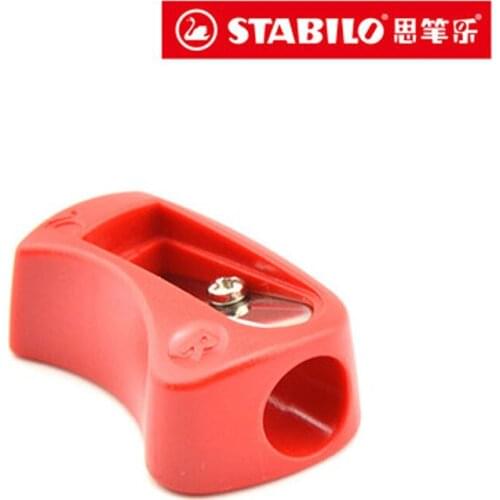 6 Pcs/Lot Stabilo 4532 Anti-Rust Durable Blade Safety Mini Pencil Cap Sharpener For Children