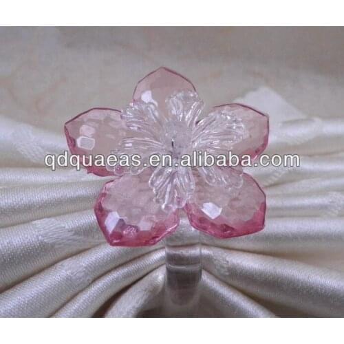 Beaded wedding napkin ring napkin holder