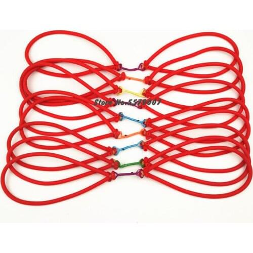 10/20pcs Outdoor Elastic Bungee Rubber Band For Fishing Shooting Slingshot Catapult Replacement Use On Fishing Harppon