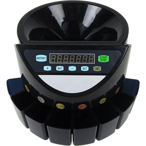 220V/110V electric coin sorter Led Display Digital Automatic Electronic Coin Counter Sorter Machine XD-9002 (Can Customized )