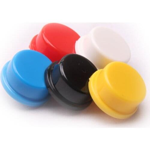 Glyduino 50PCS B3F Round button 12*12*7.3 MM Round switch cover for Arduino