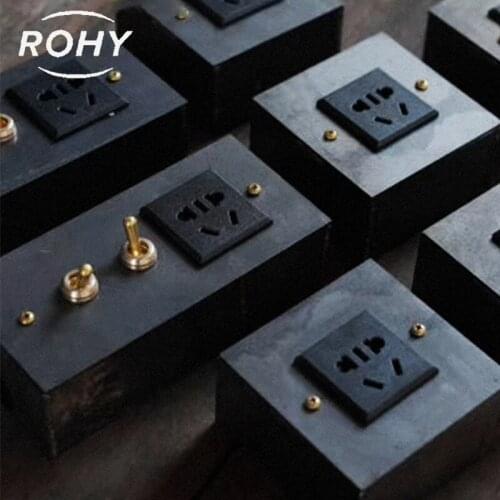 Brass switch Toggle switch 220V light switch 1gang 2gang 3gang 4gang 2way 10A vintage retro switch retro Switch for living room