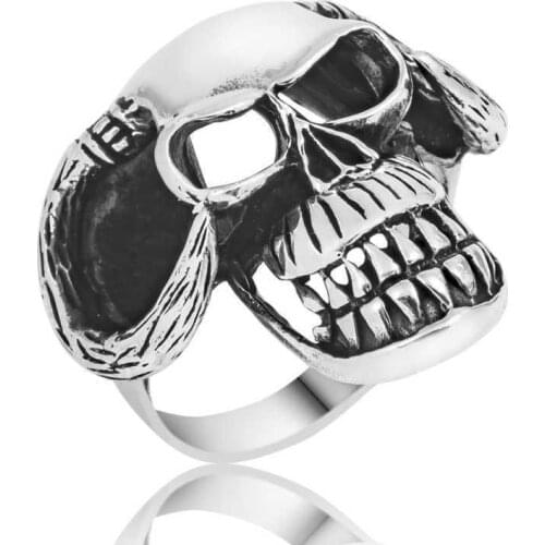 Tevuli 925 Sterling Silver Dry Head Men Ring