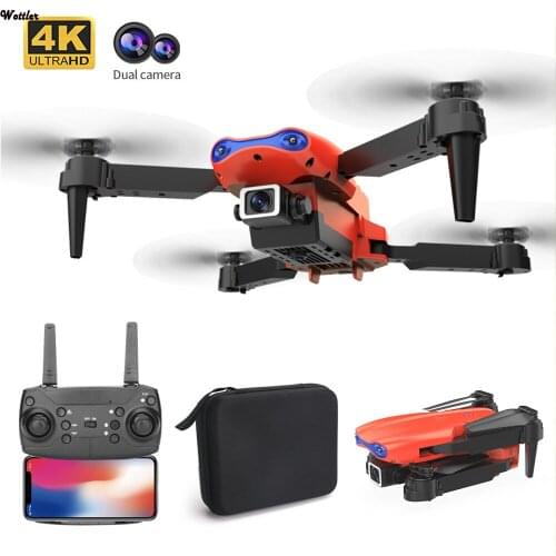 RC Drone 4K Wide Angle Camera APP FPV Drone RC Quadcopter Toy Foldable Camera Helicopter Drone Follow Me Drone for Kids