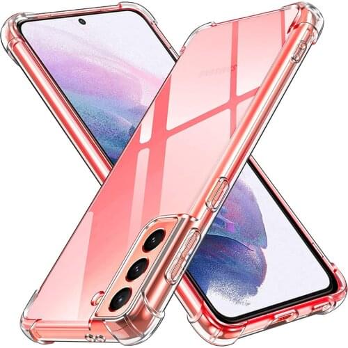 Case for Samsung S21 Plus, S 21 Plus Phone Cases Samsung Galaxy S21 FE Shockproof Silicone Cover Samsung S21 Ultra Case for S21