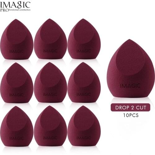 Wholesale 10 Pack IMAGIC Make-Up Sponge Water Drop Shape Makeup Soft Foundation Puff Concealer Cosmetic Make-Up Sponge