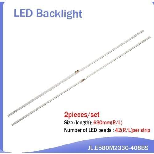 4 PCS/lot LED backlight strip for Samsung UE58NU7100 UE58RU7100 UN58NU7100 UA58NU7100 LM41-00632A BN96-46866A JL.E580M2330-408B